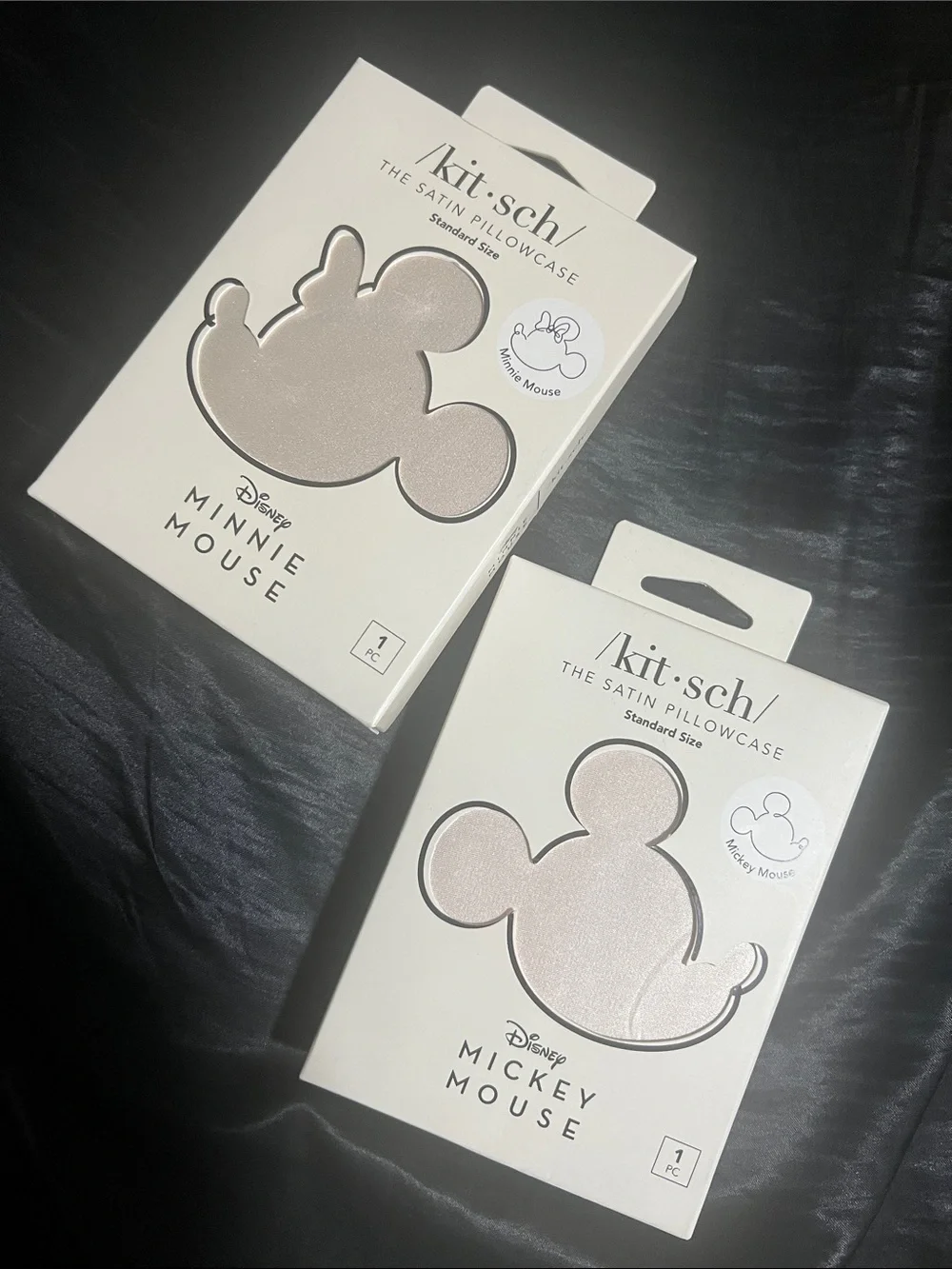 Kitsch Satin Pillowcases - Mickey & Minnie